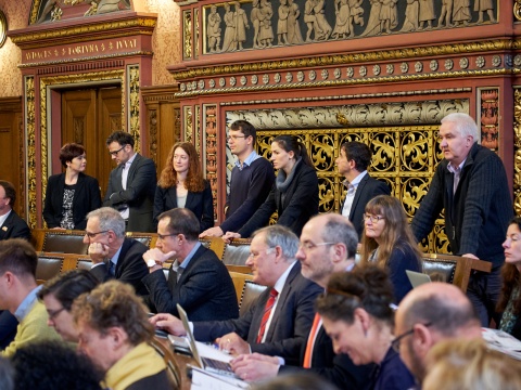 Begehrte Stehplätze