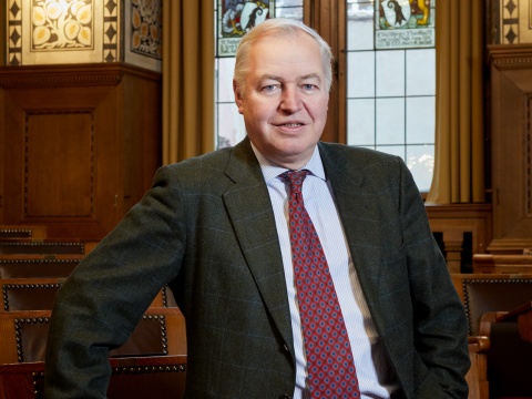 Grossratspräsident Heiner Vischer