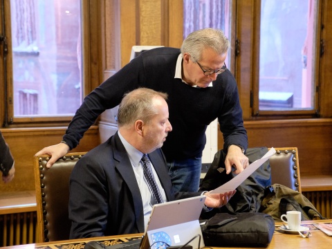 Christophe Haller und René Brigger