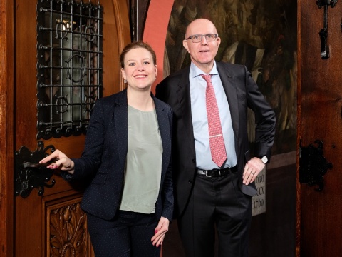 Ratsspitze 2020: Präsidentin Salome Hofer und Statthalter David Jenny