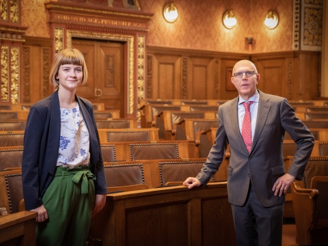 Ratspräsident und Statthalterin