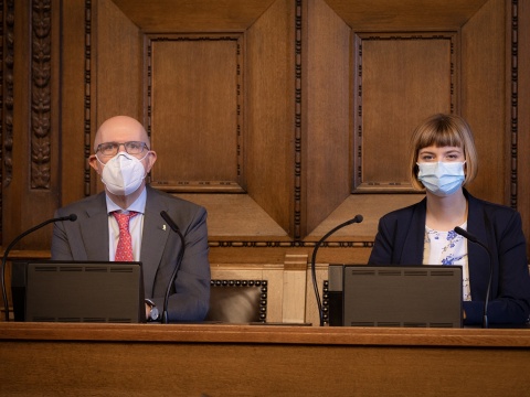 Ratspräsidium auf dem "Bock" 2